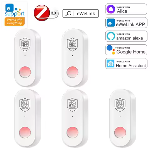 eWeLink Zigbee PIR Human Motion Sensor Smart Home Security Anti-theft Infrared Detector Works With Z