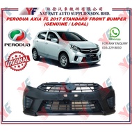 PERODUA AXIA 2017 FL STANDARD FRONT BUMPER (GENUINE / LOCAL)