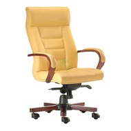 VERO / Leather Office Chair / Director Office Chair / Wooden Chair / E 1031H / E 1032H / E 1033H / E