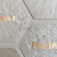 [SG Local Seller] Personalised Name Coaster | Customised | Gift | Wedding Favours | Christmas