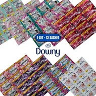 (BORONG) DOWNY SACHET CONCENTRATE FABRIC PERFUME COLLECTION 12Sachet