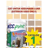 KCC KOREVER EXTERIOR PAINT CAT LUAR KUALITI