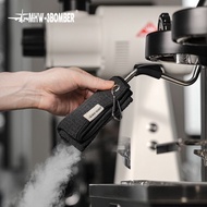 MHW-3BOMBER Bomber Barista Towel with Hanging Ring Cafe Bar Dish Cloth Milk Foam Cleaning Cloth