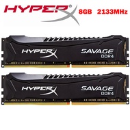 ใหม่ RAM หน่วยความจำ HyperX Savage DDR4 8G 2133MHz 8GB PC4-17000 1.2V 288-Pin DIMM สำหรับเดสก์ท็อป
