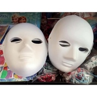 3pcs DIY Blank Plain White Cartoon Face Mask Maskara Arts Make Masquera Artistic #Mascara