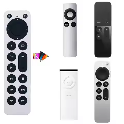 Universal Smart Remote Control for Apple TV 4K Four-in-One Compatible with TV1 TV2 TV3 TV4 TV5 TV6