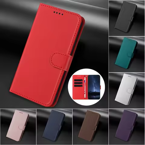 Magnetic Leather Flip Purse Phone Case for XiaoMi 15T 15 14T Pro 14 13T 12T 11T 10T POCO X7 X6 X5 X3