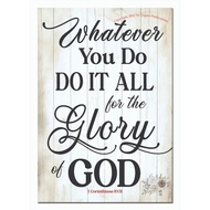 Bible Verse Sintra Board Wall Decor (1 Corinthians 10:31)