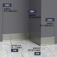 /4/Ultra-Narrow Corner Line Sticking Foot Foot Foot Line Aluminum Alloy 8 Baseboard 6 Self-Adhesive/