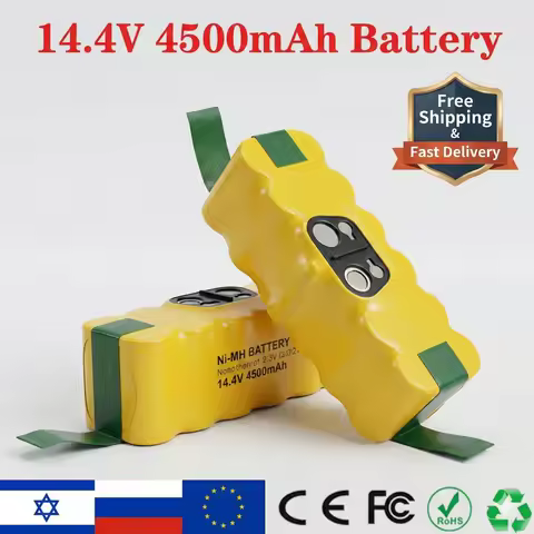 14.4V 4500mAh Ni-MH Battery for iRobot Roomba 500 600 700 800 900 Series 530 550 560 620 650 770 780