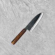 [Japan Made] Hidetsune Blue 2 Kurouchi Double Bevel Deba - Japanese Kitchen Knife Fish Poultry Butch