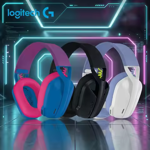 Logitech G435 Bluetooth Wireless Gaming Headset 7.1 Surround Sound Compatible Gaming and Music Built