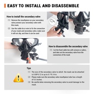 Scuba Diving Mask Snorkeling Full Face Scuba Diving Equipment Snorkel Swimming Masks Oxygen Cylinder