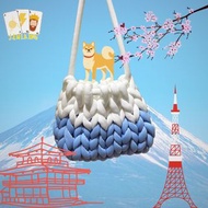 粗冷冰島毛線handmade手袋富士山風生日禮物
