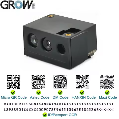 GROW GM69Pro-S 1280*800CMOS OCR/1D/2D Barcode Scanner Module USB UART Interface QR Code Bar Code Rea