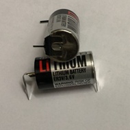 YY 1pce ER3V 3.6V ER14250 1/2AA PLC Lithium Battery With Welding Feet