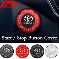 Toyota Noah Alloy Car Ignition Switch Ring Engine Start Stop Button Cover For Noah R60 R70 R80 R90 T