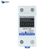 spot goods LCD Single Phase Electric Energy Meter KWH AC Digital Watt-Hour Meter 220V 60A