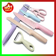 Everrich 6 Pcs Corrugated Kitchen Knife Set - 🔥