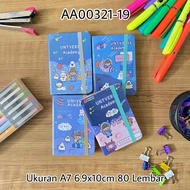 MEMO AA00321-19 A7-80 UNIVERSE SIZE A7- NOTEBOOK DIARY NOTEBOOK