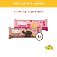 Breakfast Protein Energy Bar - 3 / 12 Bars [Halal, Dairy-Free, Plant-Based, For Weight Loss Diet Lean Muscle]