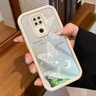 Xiaomi Redmi Note 9 Note 9s Note 9 Pro POCO M2 Pro Case HP Casing Butterfly Pattern Casing Mirror Ca