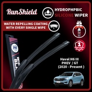 RunShield For  Haval H6 III 2020 - Present PHEV  / GT Hydrophobic Coating Silicone Wiper Blade Car W