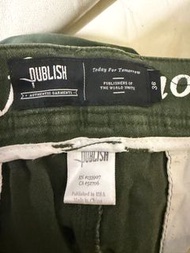 Publish Olive Green Jogger Pants Size 36