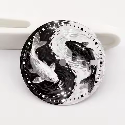 28.5mm Watch Dial NH35 Dial Creative Color-Printed Series Dial Is Suitable for NH35/36 Movement Watc