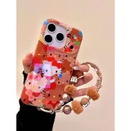 Sweet Cute Colorful Bow Bear Cat Suitable for ihone17promax16pro Phone Case 15