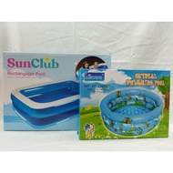 Round Crystal Swimming Pool (3 Rings) & Sun Club Rectangular Pool