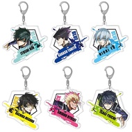 Blue Lock Anime Acrylic keychain character Isagi Bachira Rin Hiori Shidou Karasu hanging accessories