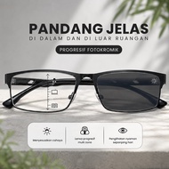 MATA Photochromic Progressive Reading Glasses +1.00 to/d +4.00 Fashion Retro Anti Blue Light Anti Ra