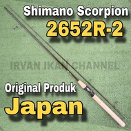 Shimano Scorpion 2652R-2 Original Produk Japan, SPIRAL-X (ulir).