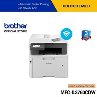 Brother MFC-L3760CDW Colour Laser Multi-Function Printer เครื่องพิมพ์สี และมัลติฟังก์ชัน As the Pict