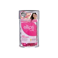 ELLIPS - 免沖洗護髮維生素髮油 - 50粒 - 染後修護 (粉色)