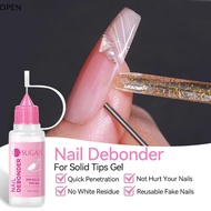 [OP] 15ml Remover For Solid Tips Gel False Nail Tips Solid Adhesives Gel Remover Press On Nails Gel 