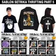 Sablon hoodie dtf satuan thrifting part 5 sablon kaos sweater satuan bisa custom desain suka suka