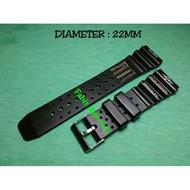 Strap Tali Jam CITIZEN PRO MASTER Diameter 22mm/SILICON STRAP CITIZEN