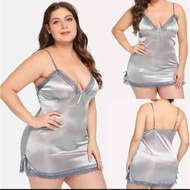 set Dress lingerie G+string CD satin silk