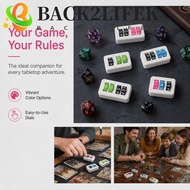 BACK2LIFEK Board Game Life Counter, 4 Digit Mini Board Games Score Tracker, Portable Adjustable Whee