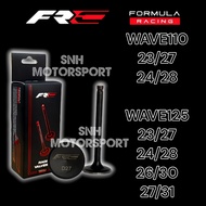 FRC RACING VALVE 1 SET 2PCS FOR WAVE110, WAVE125 23/27 24/28 26/30 27/31