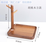 Car key B & B key plate Binn Hall wooden table stand key