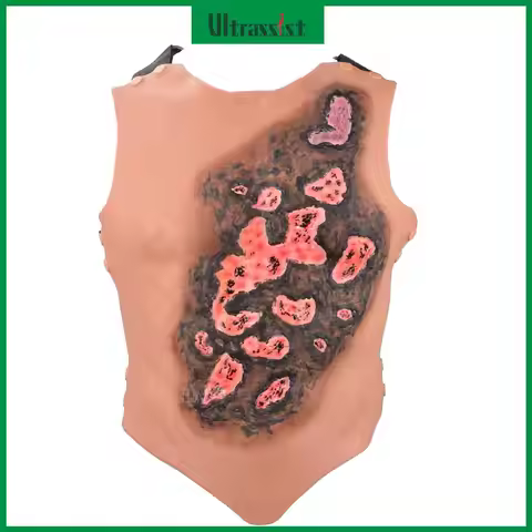 Ultrassist Chest Burn Injury Wound Model Vest Wearable Wound Packing Abdominal Injury Simulator for 