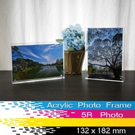 Ready Stock / Acrylic Photo Frame / Double Sided Magnetic Frame / Double-sided Photo Frame/ 5R Photo