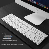 Ultra-Slim USB Wired Keyboard with Number Keypad for Apple Mac Pro MacBook Pro/Air iMac Mac Mini Lap