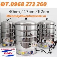 Nồi điện hấp bánh bao xửng hấp bánh bao 3 tầng nồi 40cm