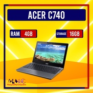 CHROMEBOOK ACER C740 - 4GB RAM / 16GB SSD - 11.6 INCH PLAYSTORE (USED)