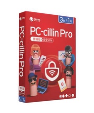 PC-cillin Pro 一年三台防護版盒裝版 + BoBeeCare 安心升級 PCC PRO-1Y3U