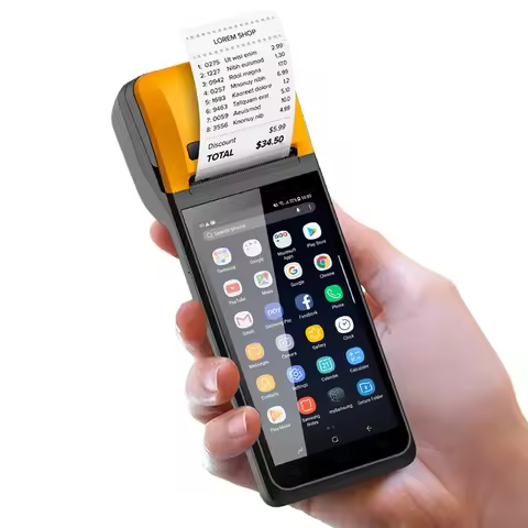 Mobile Payment Machine Portable Android Pos System 4g Nfc Handheld Pos Cheap Offline Verifone Mini P